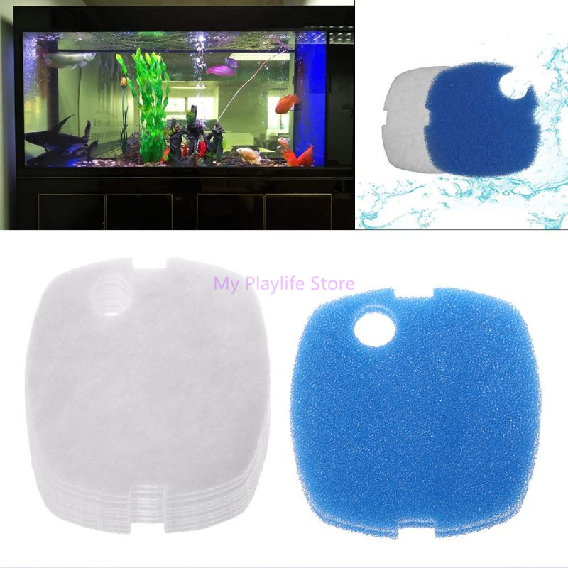 Aquarium Blue Marine Reef 60 - 水族館フィルターパッド,水槽アクセサリー,HW-302 505a,10個