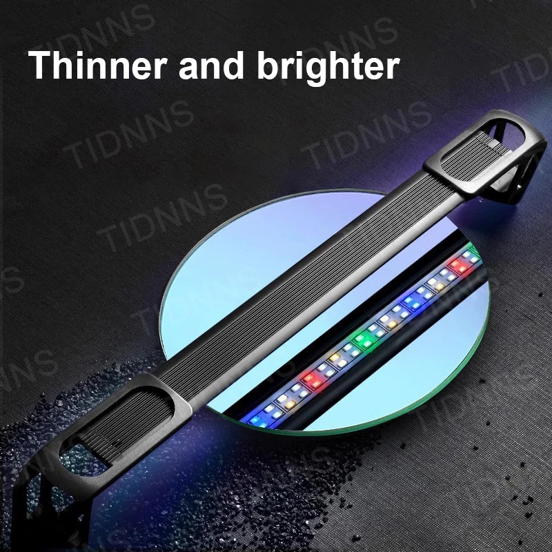 Marine Aquarium Lamp - 水族館ライト Led 植物成長照明拡張可能な防水クリップオンランプ水槽 12-75 センチメートルメモリ機能