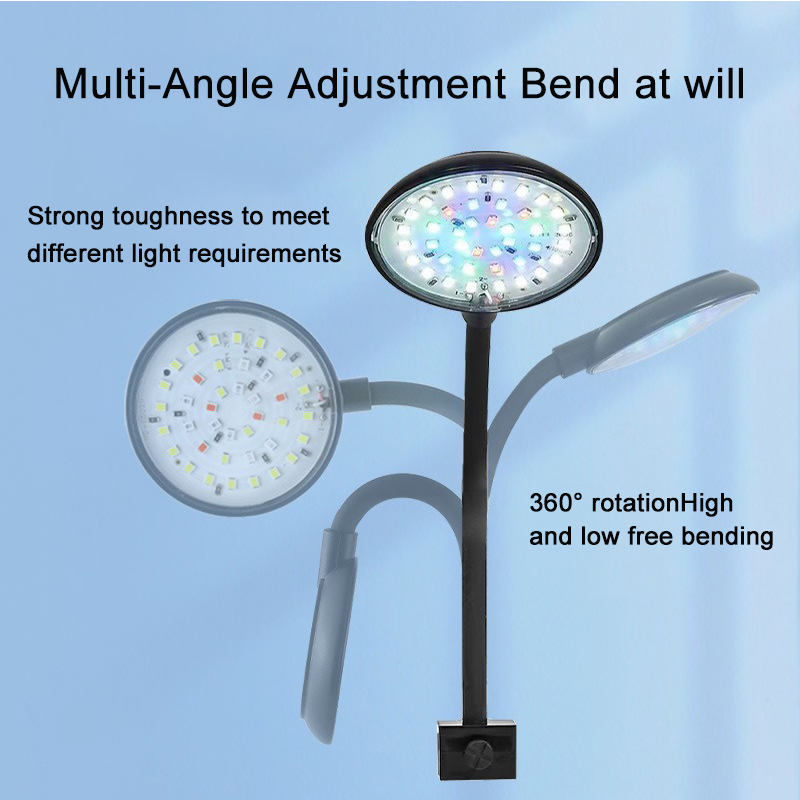 USB 水族館 LED ランプ水槽ライト装飾水生植物複数のモ - Marine Aquarium Lamp のレビューと価格