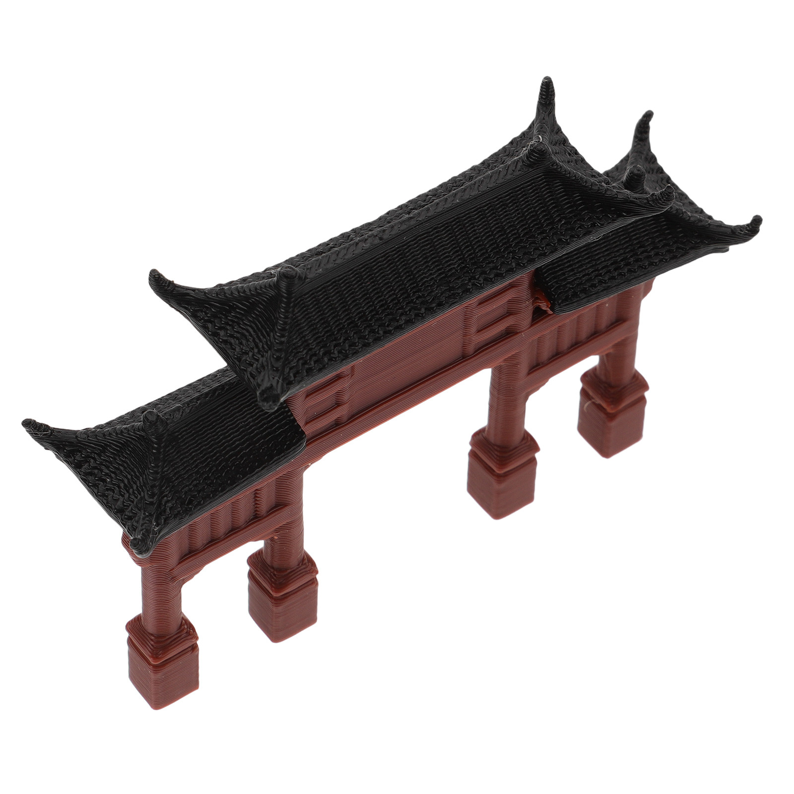中国古代建築ミニ記念門頑丈な樹脂製小型装飾門水槽魚タンクマイ - Aquarium & Marine Museum のレビューと価格