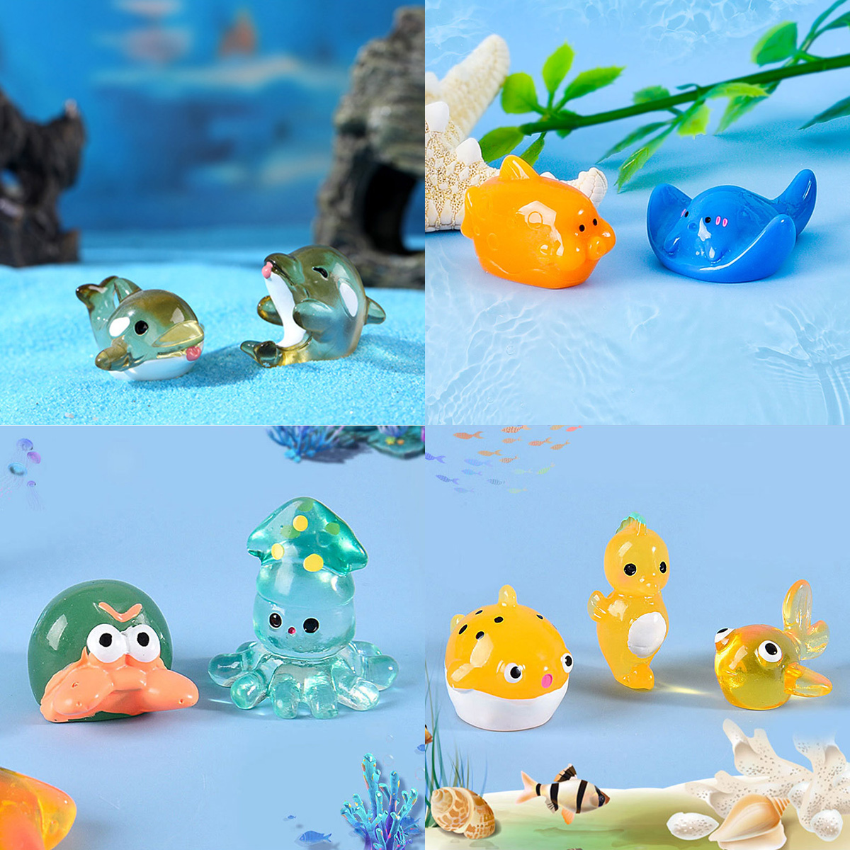 ミニオーシャンレジンアニマルズ　小さな海の生き物フィギュア　 - Marine Aquarium & Regional Centre Photos のレビューと価格