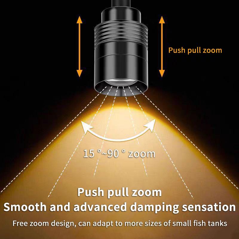 3W 南米産水槽スポットライト 3色LED水槽ランプ フォー - Marine Aquarium Lamp のレビューと価格