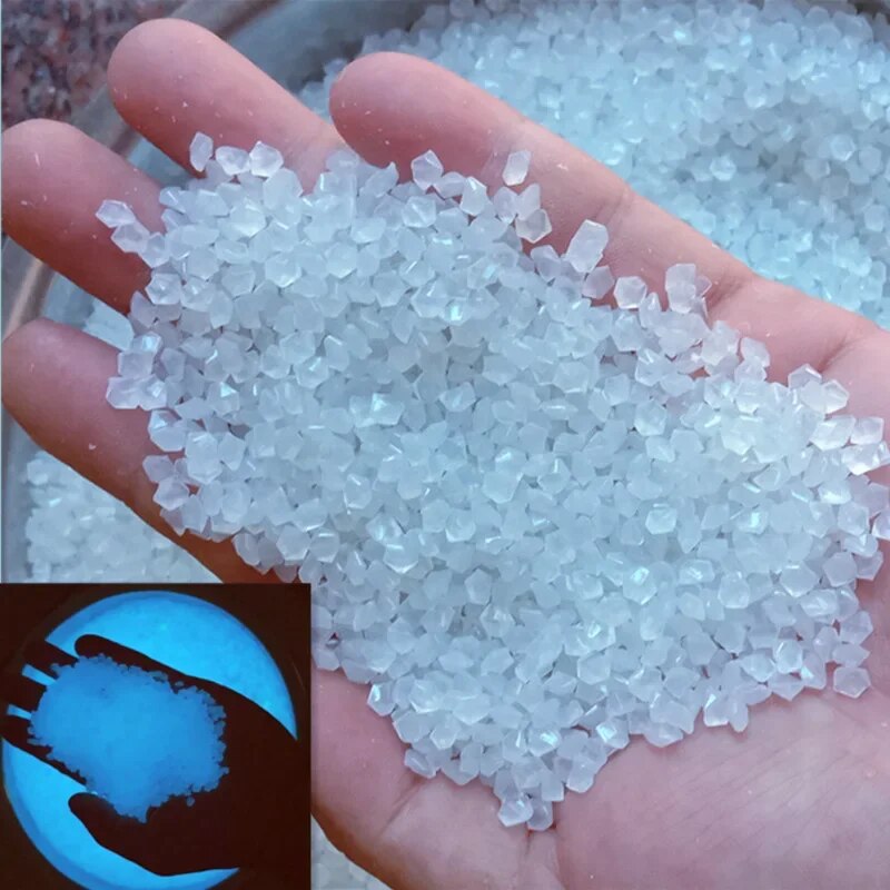 1000 個 3-5 ミリメートル発光砂ダーク小石石家庭菜園 - Aquarium Marine Stone のレビューと価格