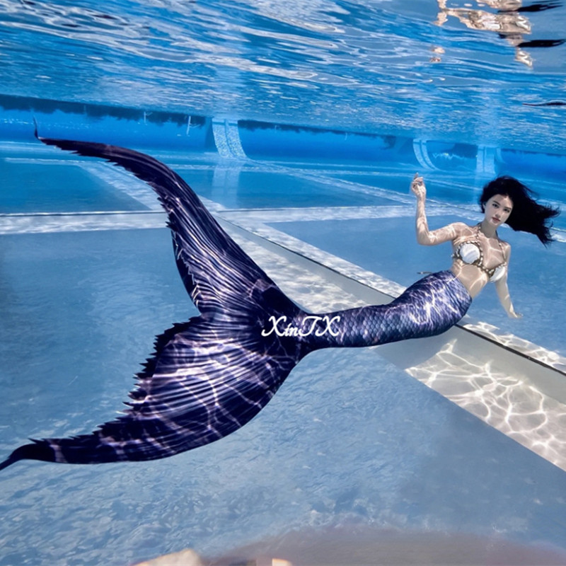 大人用マーメイドテール水着 水泳用マーメイド耳 コスプレ 水 - Aquarium & Marine Museum のレビューと価格