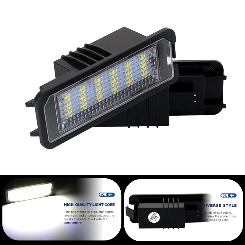 2 個 LED ナンバープレートライトランプ車のランプシート - Actinic Blue Led のレビューと価格