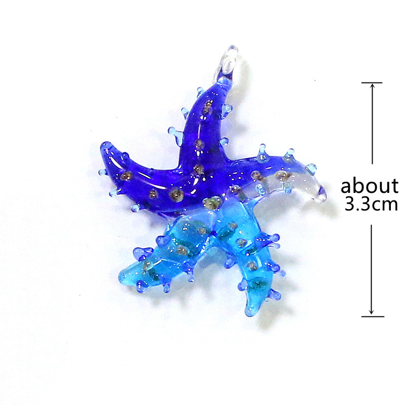 ミニガラスヒトデペンダント カラフル可愛い 手工芸製作 DI - Marine Aquarium & Regional Centre Photos のレビューと価格