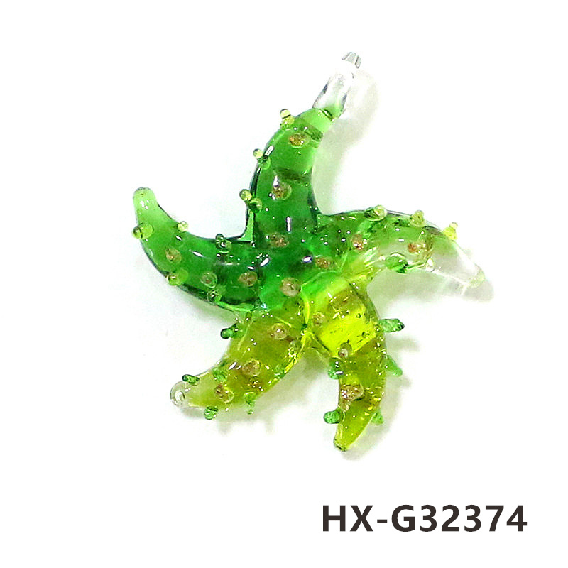 ミニガラスヒトデペンダント カラフル可愛い 手工芸製作 DI - Marine Aquarium & Regional Centre Photos のレビューと価格