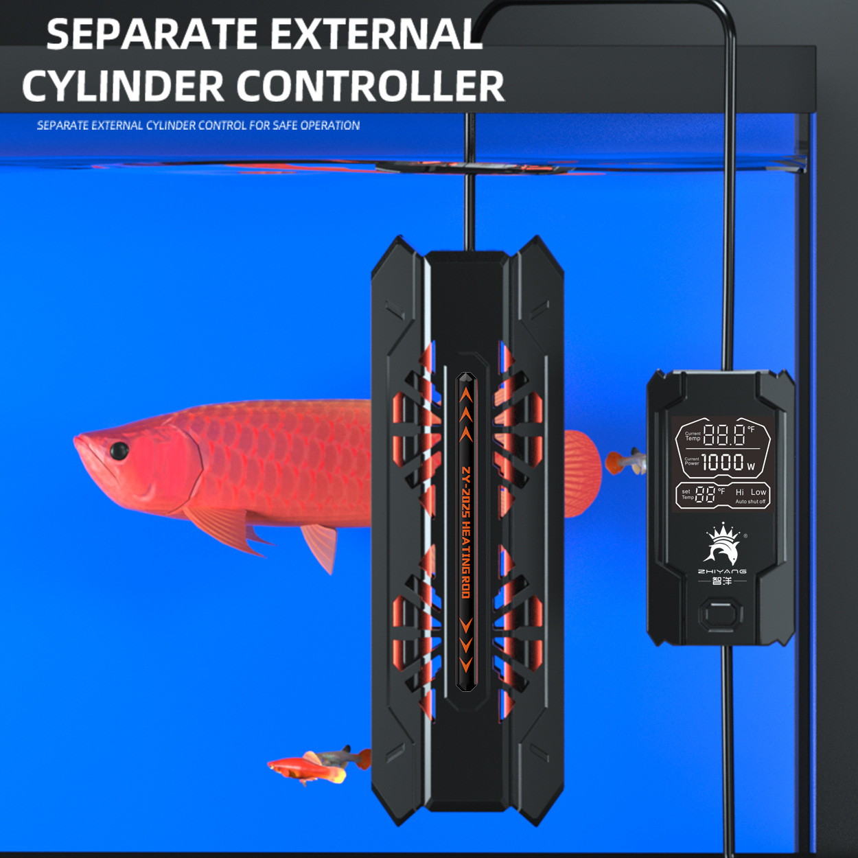 外部デジタルディスプレイコントローラー,デュアルチューブクォ - Marine Aquarium Heater のレビューと価格