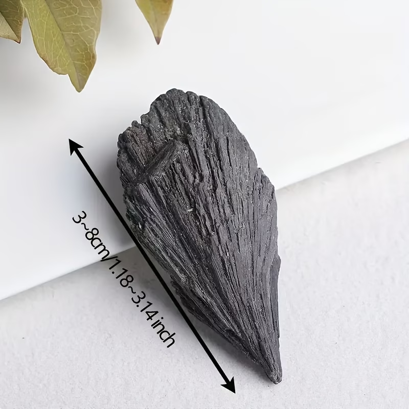 天然ブラックカイヤナイト石原石標本、家の装飾、水槽＆テラリウ - Aquarium Marine Stone のレビューと価格