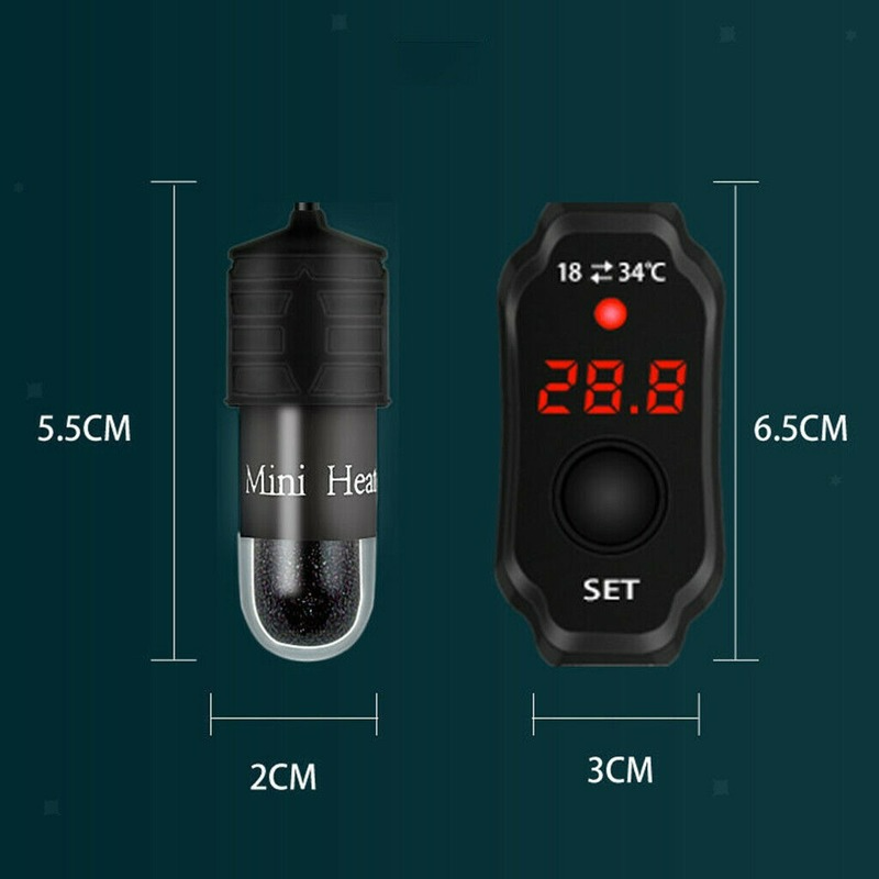 ミニ水族館の水槽ヒーター USB アダプタ加熱ロッド水中サー - Marine Aquarium Heater のレビューと価格