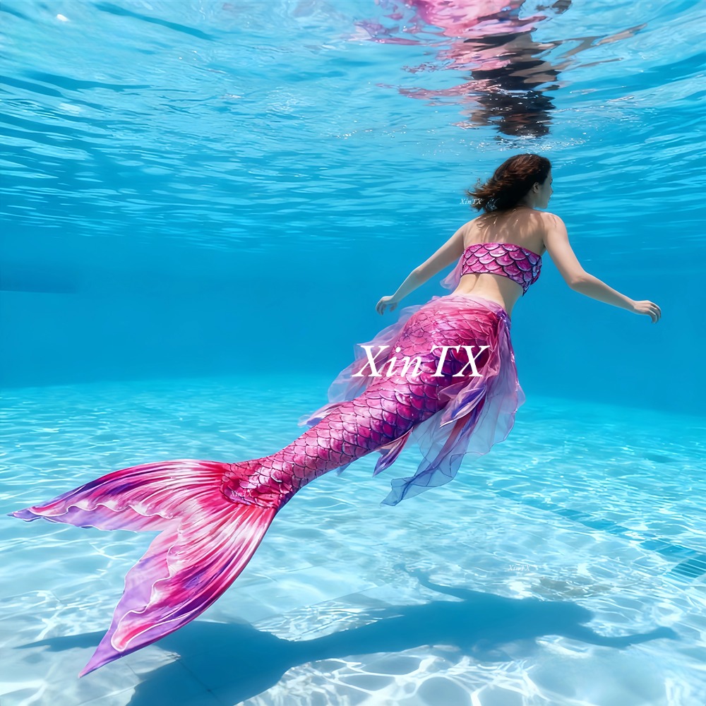 男性と女性のためのカスタムメイドの人魚の尾、人魚コスチューム - Aquarium & Marine Museum のレビューと価格