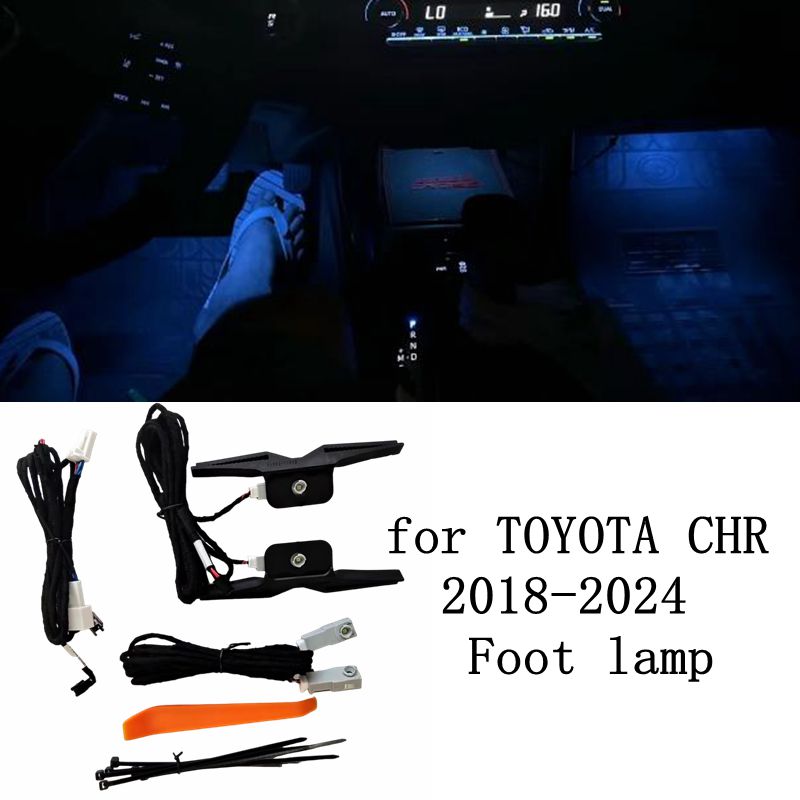 タイプb LEDフットライト (トヨタC-HR 2018-2 - Actinic Blue Led のレビューと価格