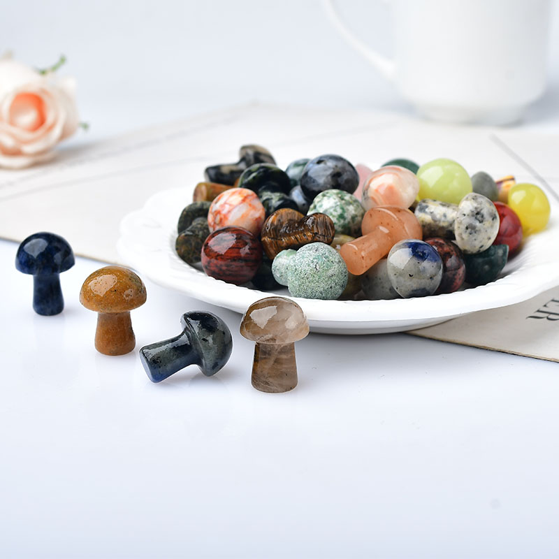 10 個天然クリスタルミニキノコ宝石クォーツキノコミネラルヒ - Aquarium Marine Stone のレビューと価格