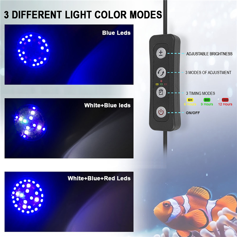 30 ワット水族館の水槽海水海水マリンサンゴ礁 LED と植 - Marine Aquarium Lamp のレビューと価格
