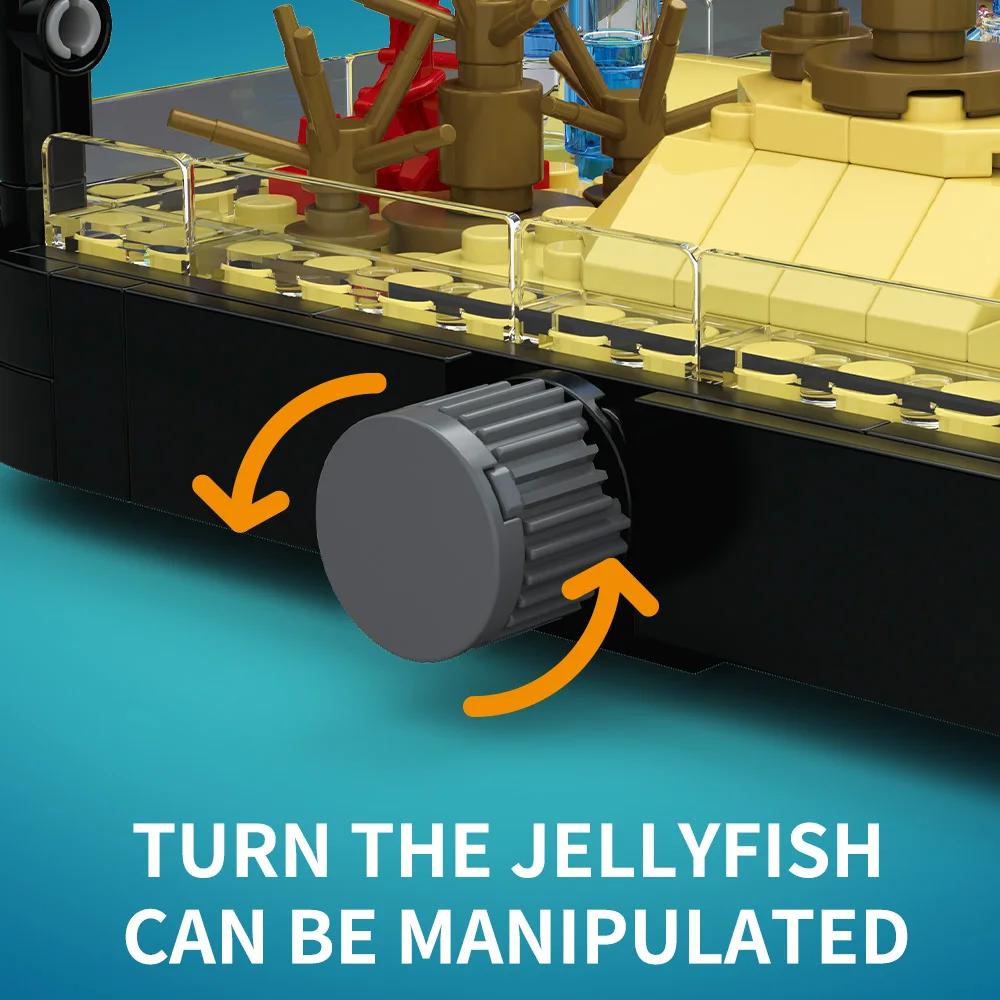 ライト付き水槽ビルディングブロックセット、水槽、海洋カメ、1 - Aquarium Marine Light のレビューと価格