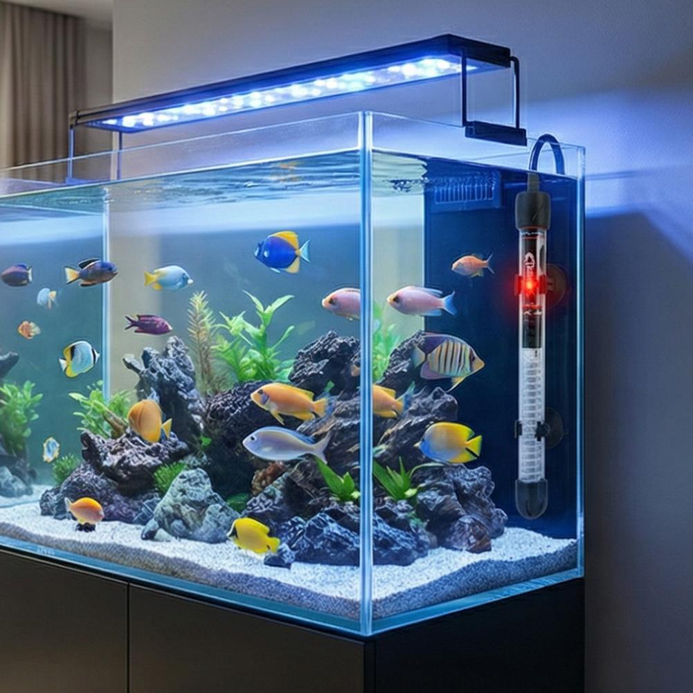 調整可能な水槽ヒーター 25W-100W 自動定温魚タンク加 - Marine Aquarium Heater のレビューと価格