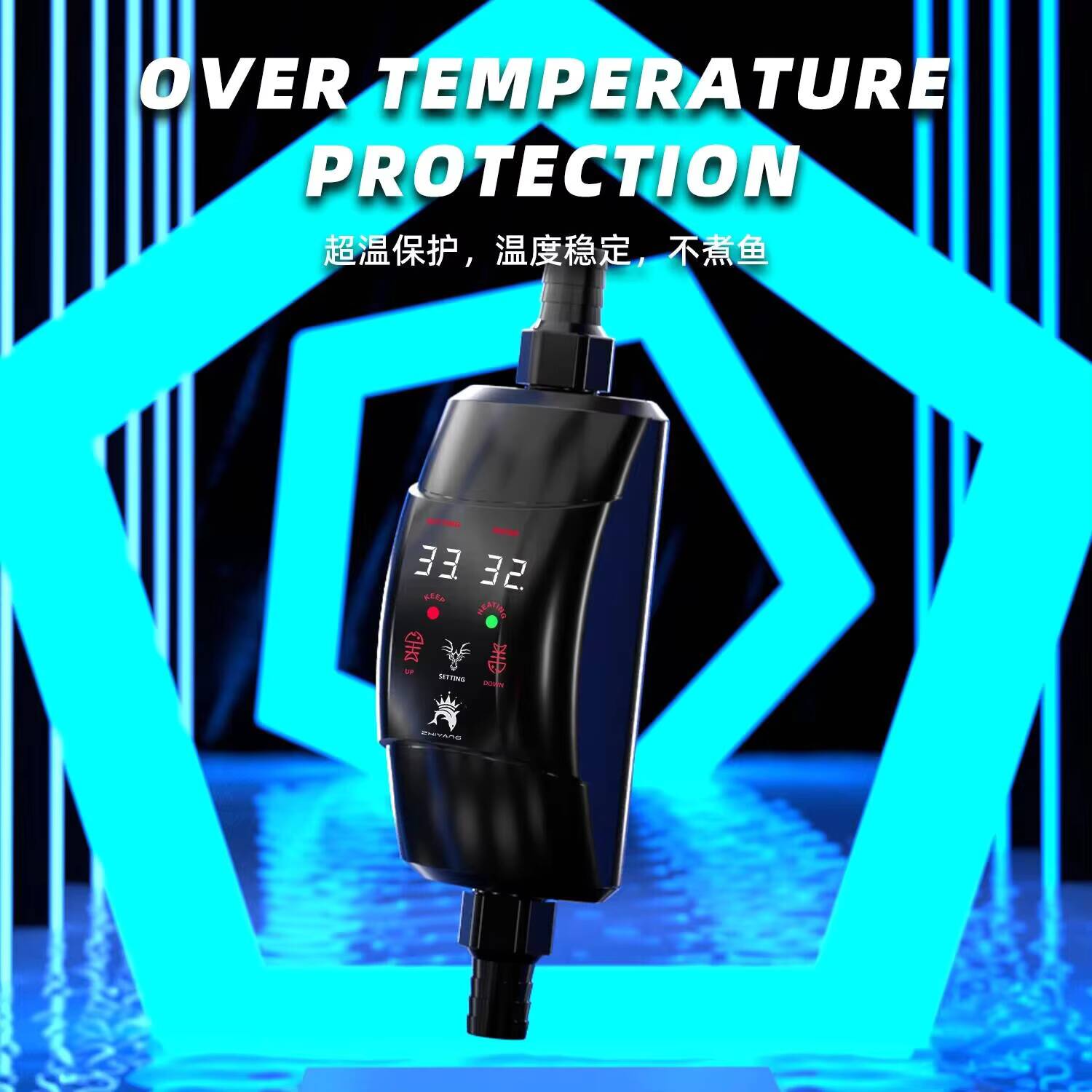 水族館水槽用外部加熱ロッド、調整可能な温度、外部ヒーター、自 - Marine Aquarium Heater のレビューと価格