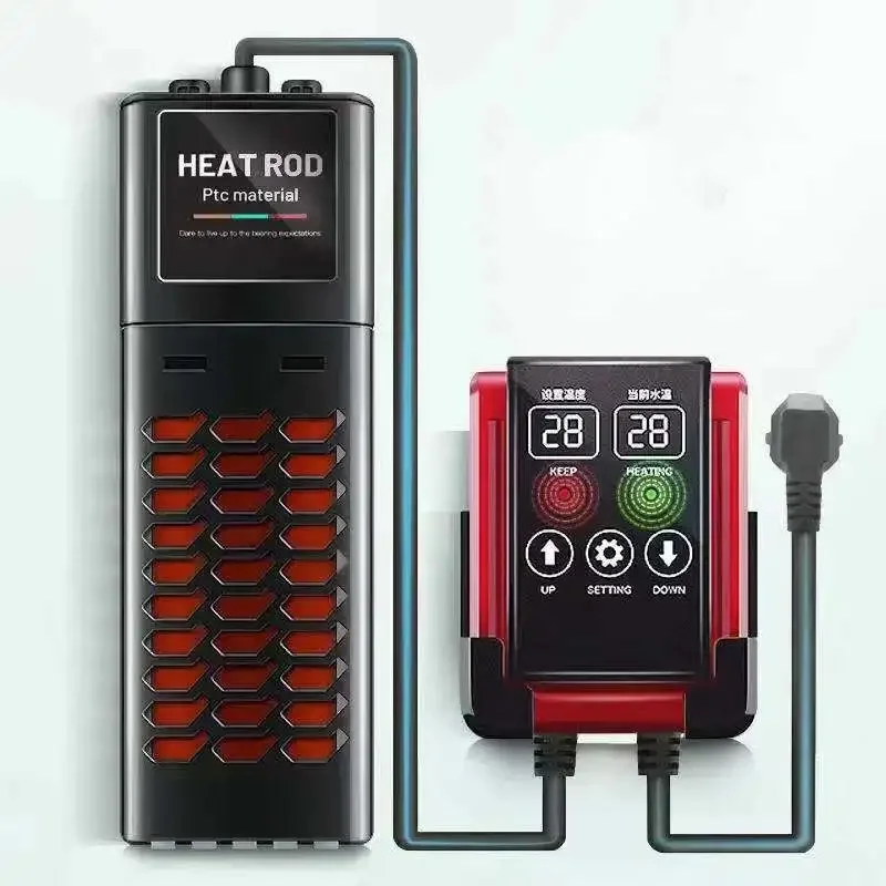 1000W 水槽用水中ヒーター 魚タンク用 LCDディスプレ - Marine Aquarium Heater のレビューと価格