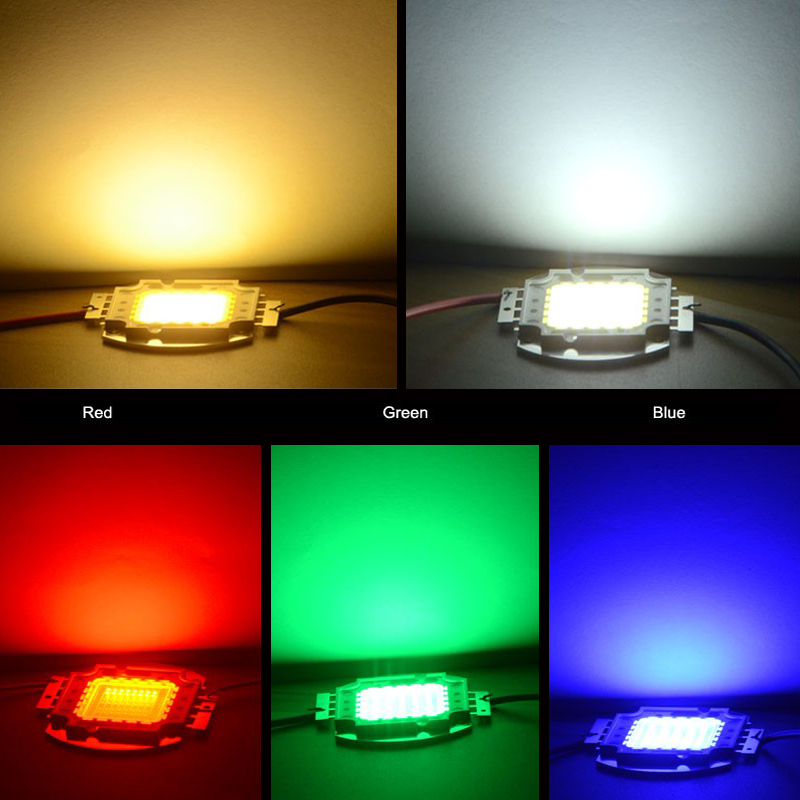 ハイパワーLED COBチップ 10W-100W LED投光 - Actinic Blue Led のレビューと価格