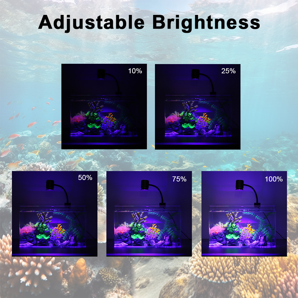 LED水槽ライト フルスペクトル リーフコーラルランプ UV - Marine Aquarium Uv のレビューと価格