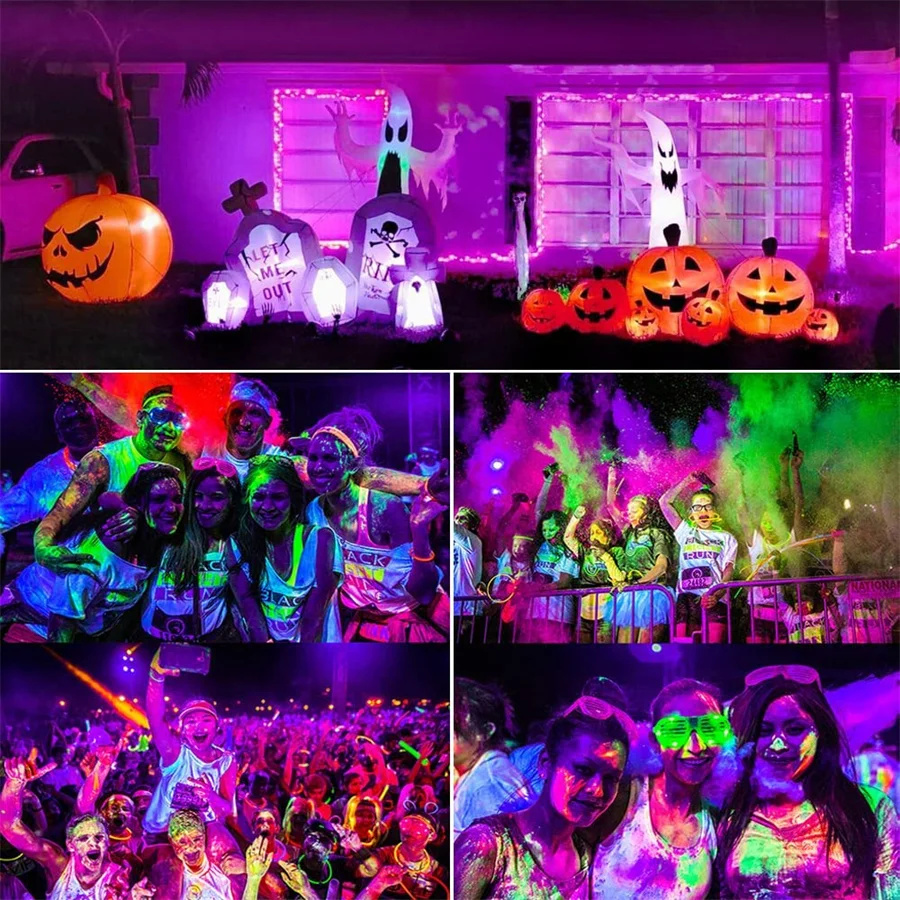 UV紫外線フラッドライト,ハロウィーンのクリスマスパーティー - Marine Aquarium Uv のレビューと価格