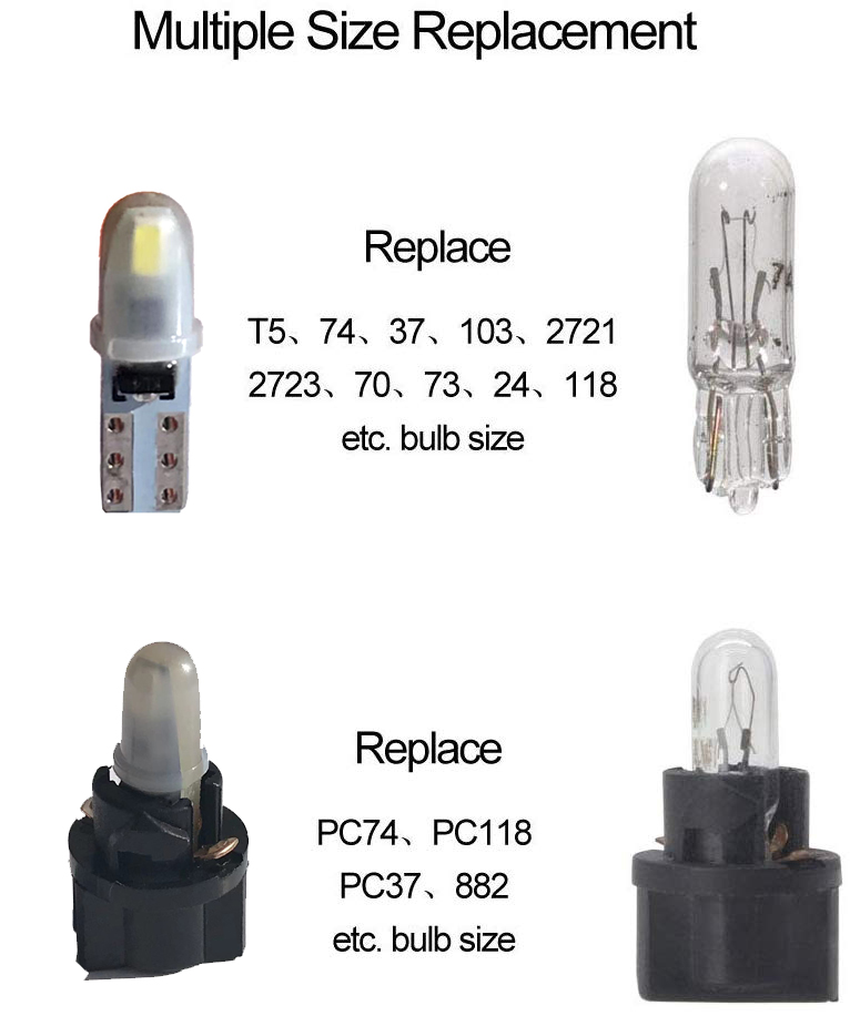 10 個 T5 PC74 B8.5 LED Canbus 車 - Actinic Blue Led のレビューと価格
