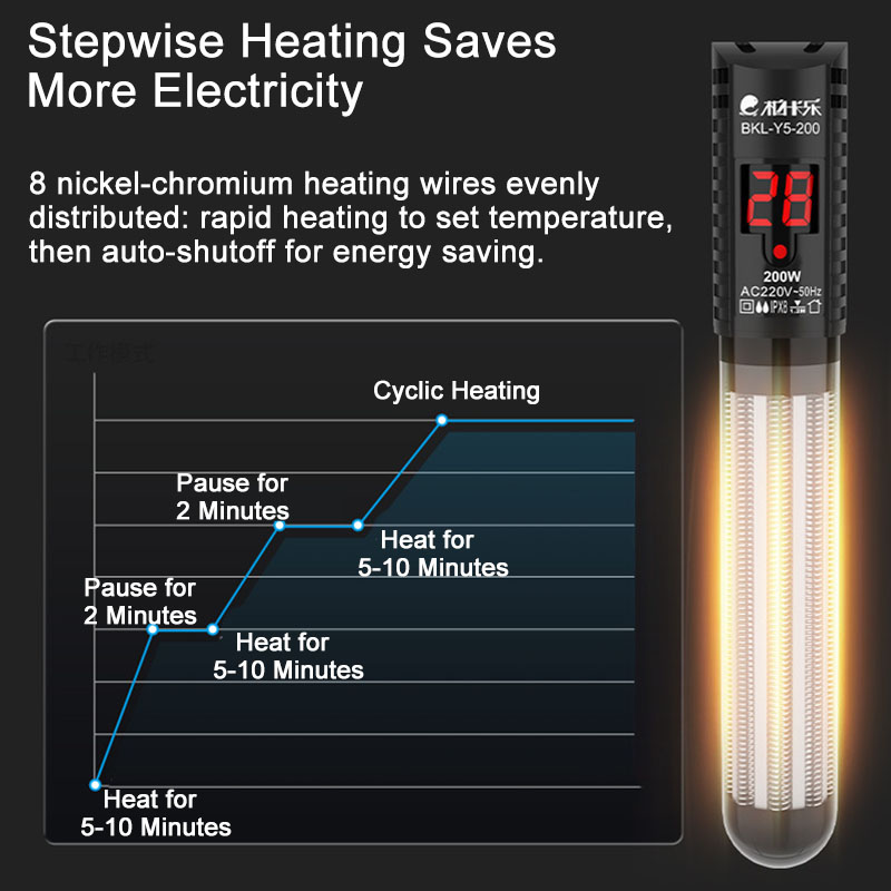 水族館ヒーター水槽 LCD ディスプレイデジタルサーモスタッ - Marine Aquarium Heater のレビューと価格