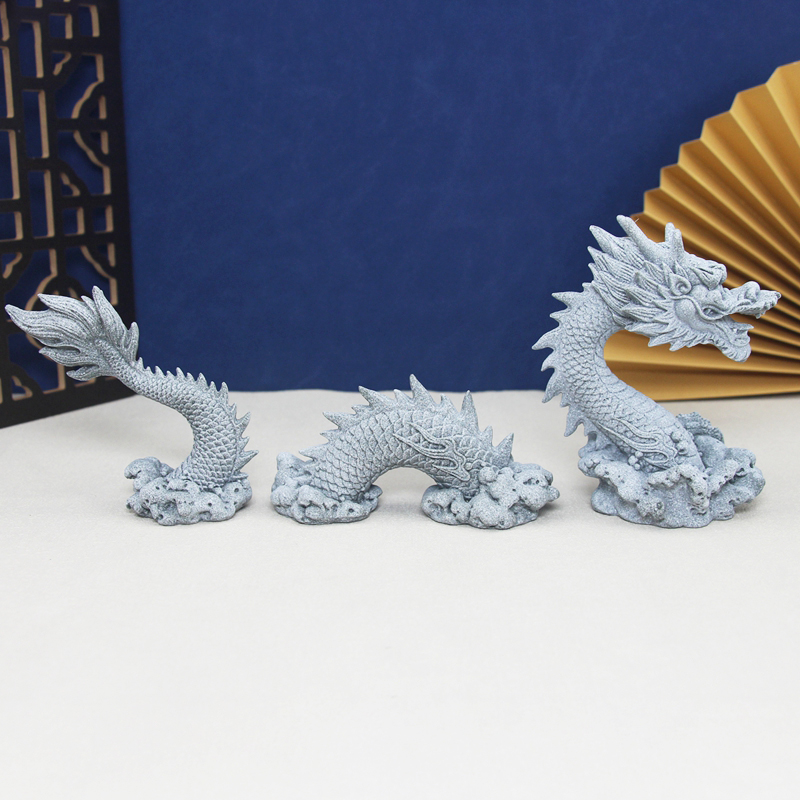 人工石象ライオンドラゴン置物幸運幸運の妖精庭盆栽装飾品風水水 - Aquarium Marine Stone のレビューと価格